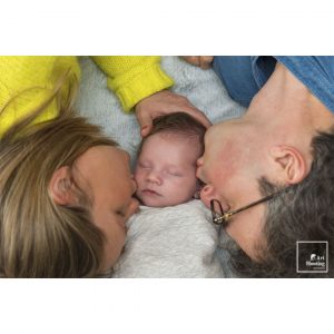Famille bisou couleur